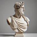Icon showihg classical Greek torso with anatomical detail lines
